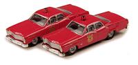 1:160 67 Ford Custom 500 Fire Chief Car