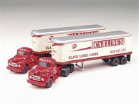 1:160 Carling Brewing HI R-190 Truck/AeroVan Trailer set